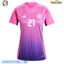 Camisa de time de futebol Alemanha Ilkay Gundogan #21 Replicas 2º Equipamento Feminina Europeu 2024 Manga Curta